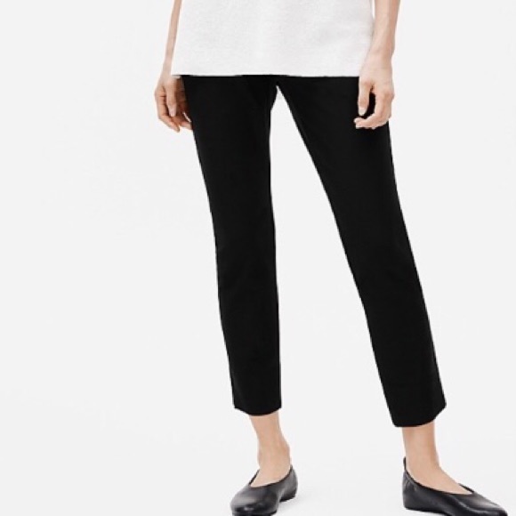 Eileen Fisher Crepe Slim Pant - Picture 4 of 4